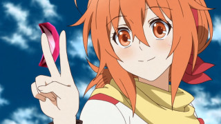 Girl long hair peace sign - a peace free wallpaper