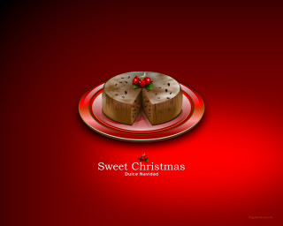 Red plate cake background bow 2 - a red bow free wallpaper