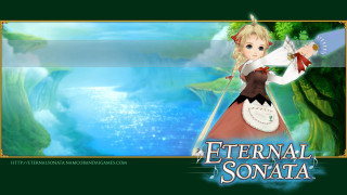 Cartoon character river forest clock - sots art free wallpaper