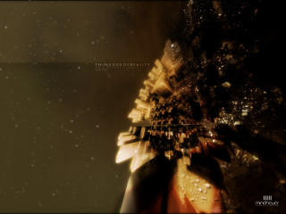 City night sky stars burst - deconstructivism free wallpaper