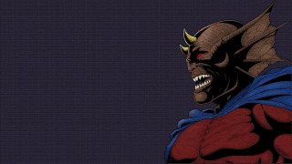 Cartoon character horns cape demon - altichiero free wallpaper