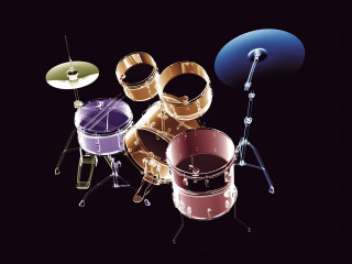Drums drumsticks stack black background - bill ward free wallpaper