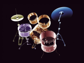 Drums drumsticks stack black background 3 - bill ward free wallpaper