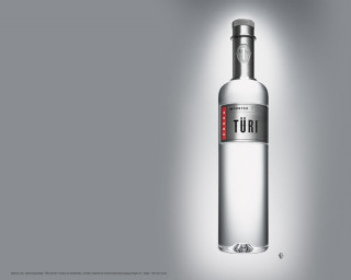 Vodka bottle red light white - the top of it free wallpaper