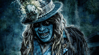 Man hat dreads costume skull - his forehead free wallpaper