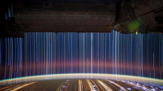 City night space stars lines - space free wallpaper for desktop