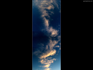 Plane flying sky clouds foreground 4 - lyrical abstraction free wallpaper