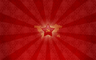 Red star hammer sickle symbol 2 - sick free wallpaper