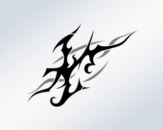 Black white tattoo design bird 2 - a tattoo free wallpaper