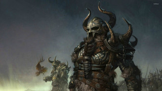 Armored men horns heads group - horn and horns free wallpaper