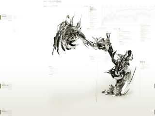 Dragon sculpture long tail large - a large tail free wallpaper