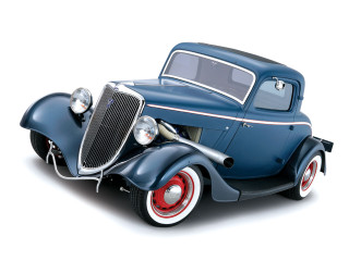 Blue car red rim white - this image free wallpaper