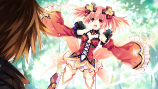 Girl pink outfit standing tree - hint of yayoi kasuma free wallpaper