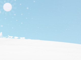 Snowboarder riding slope sunny sky 2 - a sky background and sun free wallpaper