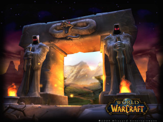 World of warcraft entrance giant - the door free wallpaper