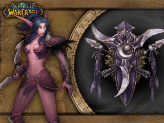 Woman purple outfit sword image 4 - a sword and a sword free wallpaper