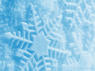 Snowflake pattern glass surface blue 2 - an gyeon free wallpaper