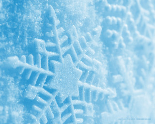 Snowflake pattern glass surface blue 3 - an gyeon free wallpaper for desktop