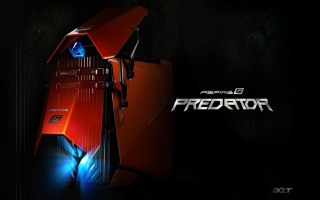 Red predator computer blue light - a blue light free wallpaper