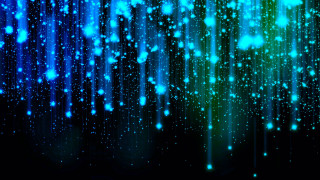 Blue green stars light lines - bruce munro free wallpaper