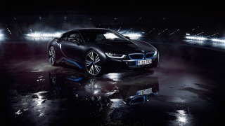 Black car blue lights dark - a black car free wallpaper for desktop