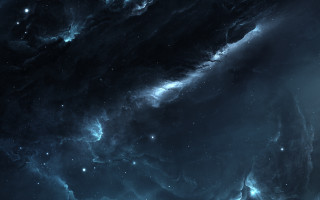 Space stars black cloud bright - space free wallpaper for desktop
