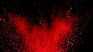 Red explosion night sky astronaut - anish kapoor free wallpaper