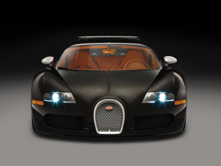 Bugatti car lights dark room - a bugatti car free wallpaper