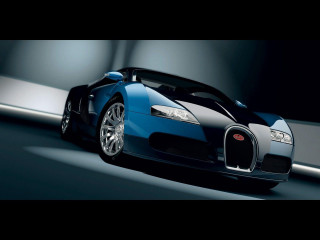 Blue black bugatti driving night - excessivism free wallpaper