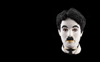 White mask black hair mustache - a white mask free wallpaper