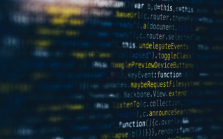 Computer screen words blurry background - cybernetic free wallpaper
