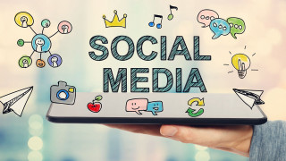 Social media tablet building sky - social free wallpaper