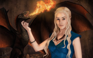 Woman dragon flame fireball hand - anato finnstark free wallpaper