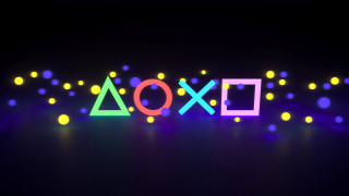 Neon xoxo black background lights - a neon free wallpaper