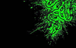Green spray wall black pixel - rtx free wallpaper