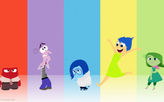 Cartoon characters rainbow wall cat - a group of cartoon characters free wallpaper