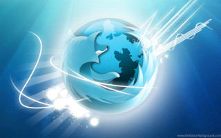 Blue white globe arrow background - white line free wallpaper