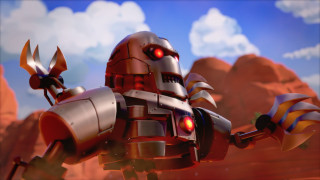 Robot red light face arms - a robot free wallpaper