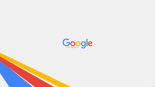 White background colorful google logo - bauhau free wallpaper