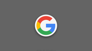 Google logo gray background shadow - bauhau free wallpaper