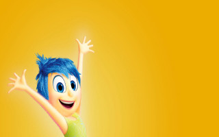 Bluehair greenshirt jumping smile waving - blue hair free wallpaper