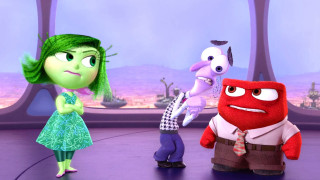 Cartoon character talking woman man - a monster free wallpaper
