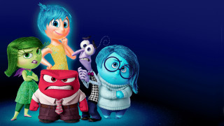 Cartoon characters group blue background 8 - a group of cartoon characters free wallpaper