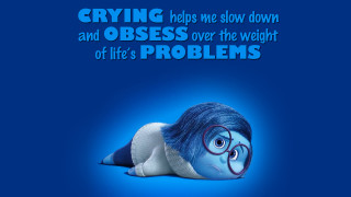 Blue poster background glasses parody - new free wallpaper