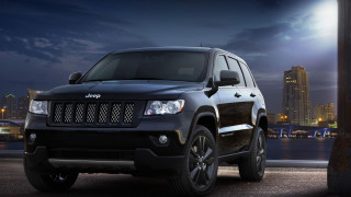 Black jeep city skyline night - a black jeep free wallpaper