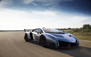 Silver sports car driving road 10 - silver free wallpaper