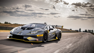 Grey sports car race track 4 - a grey sports car free wallpaper