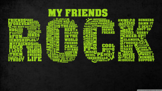 Black green typogram shockart poster - post grunge free wallpaper