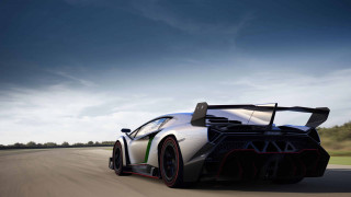 White sports car cloudy sky 14 - side profile free wallpaper