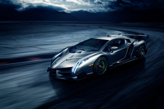 Silver sports car night cloudy - cloudy free wallpaper